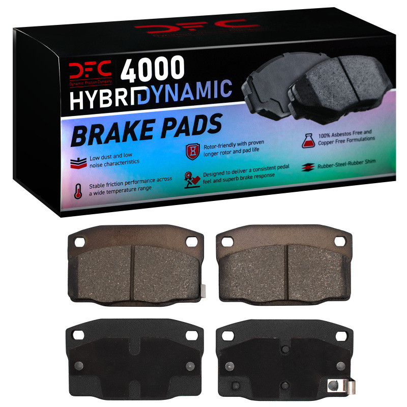 DFC 88-93 Pontiac Lemans Rear/Front 4000 Hybridynamic Brake Pads - 4000-0378-00 Photo - Primary