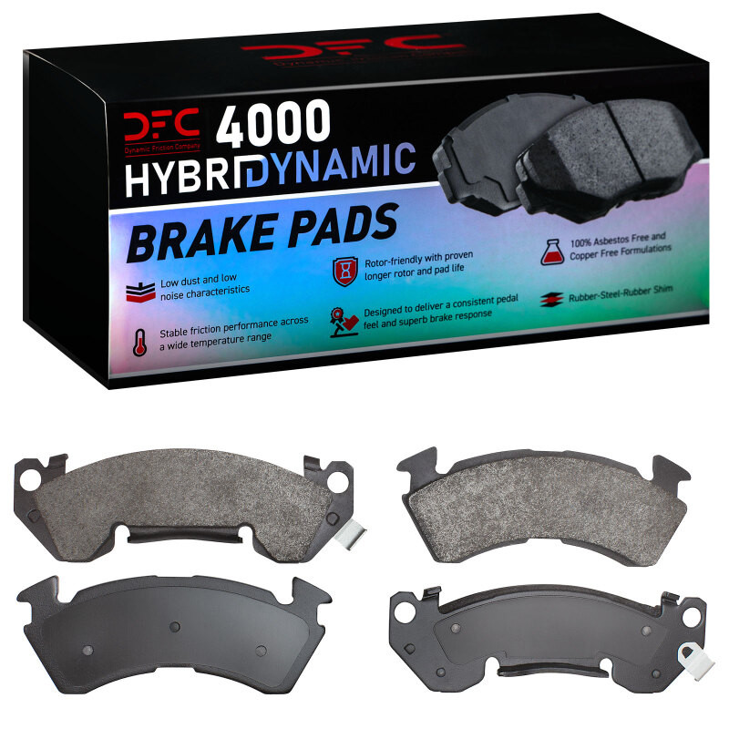 DFC 90-96 Chevrolet Impala Front 4000 Hybridynamic Brake Pads - 4000-0614-00 Photo - Primary