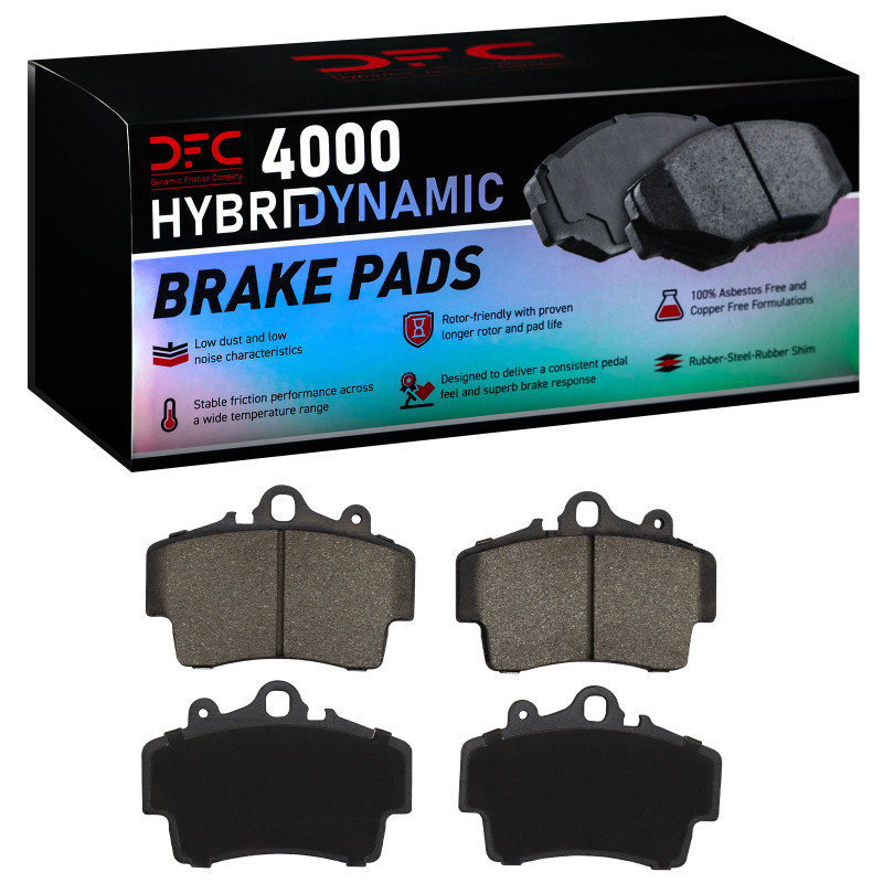 DFC 97-08 Porsche Cayman Front 4000 Hybridynamic Brake Pads - 4000-0737-00 Photo - out of package