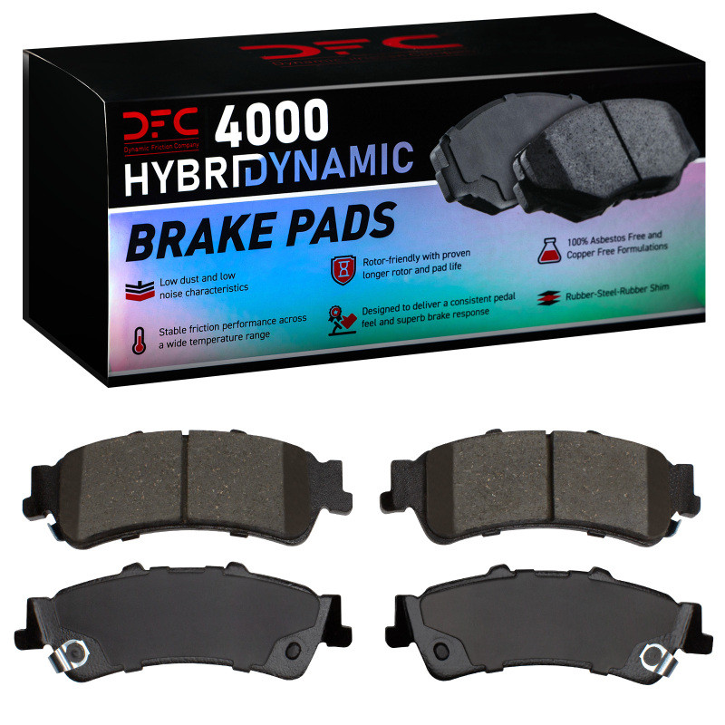 DFC 99-11 GMC Yukon XL 1500 Rear 4000 Hybridynamic Brake Pads - 4000-0792-00 Photo - Primary