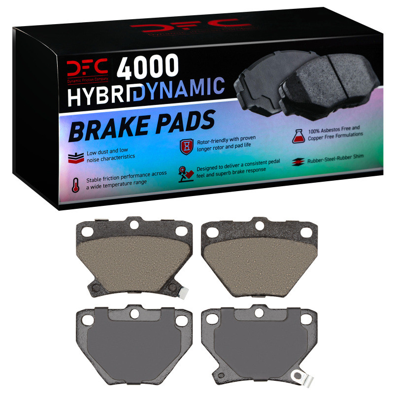 DFC 00-08 Toyota Matrix Rear 4000 Hybridynamic Brake Pads - 4000-0823-00 Photo - Primary