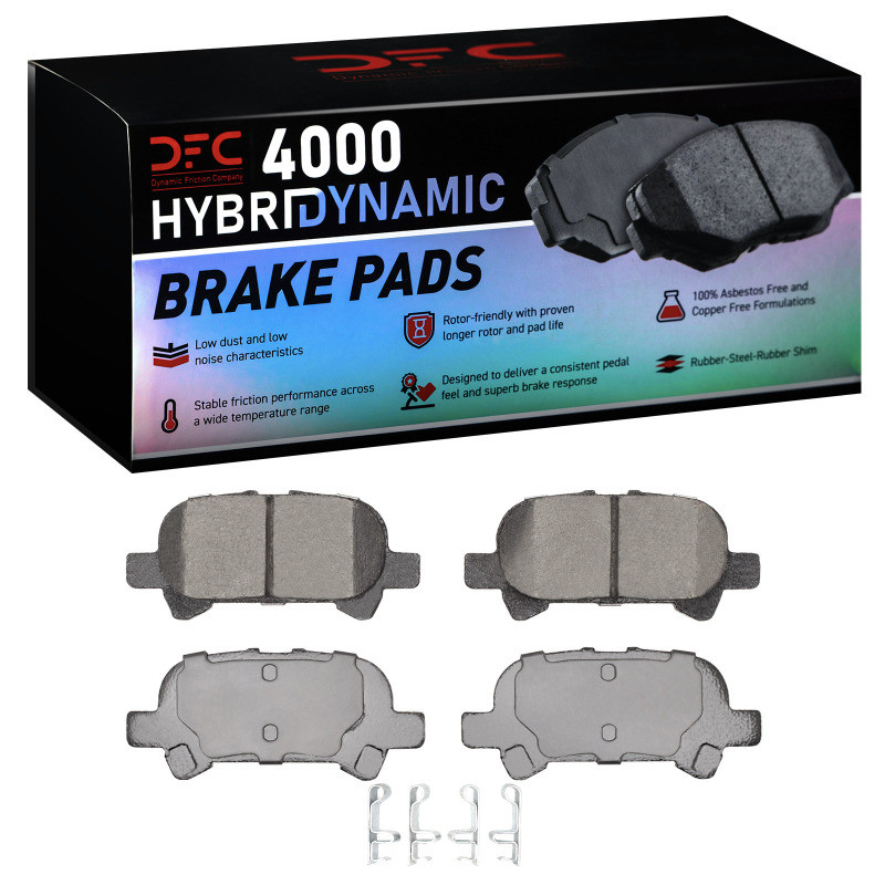 DFC 00-08 Toyota Solara Rear 4000 Hybridynamic Brake Pads - 4000-0828-00 Photo - Primary