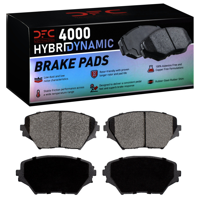 DFC 01-05 Toyota Rav4 Hybrid Front 4000 Hybridynamic Brake Pads - 4000-0862-00 Photo - Primary