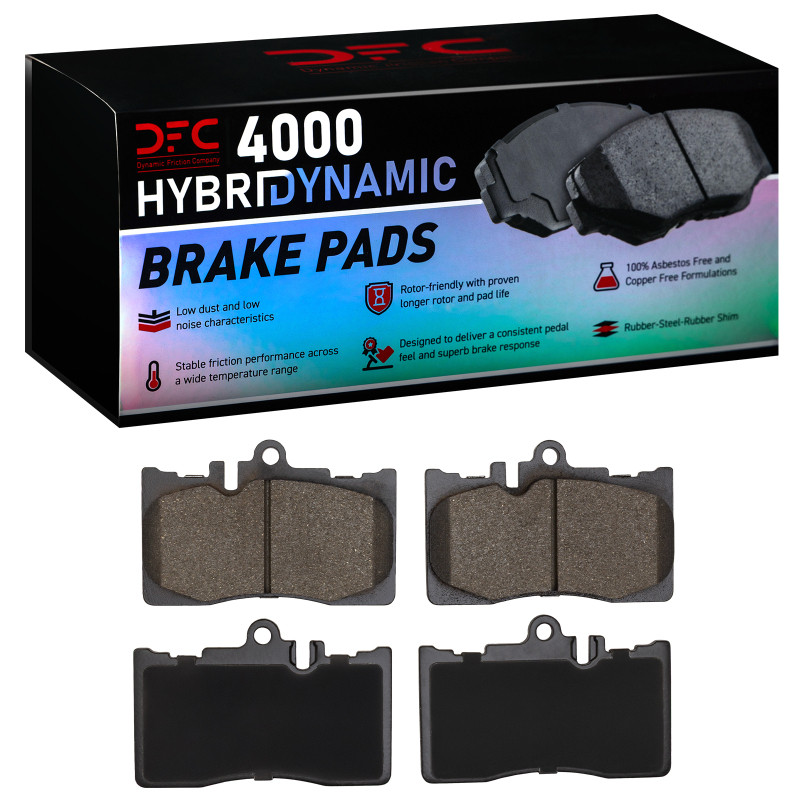 DFC 01-06 Lexus LS430 Front 4000 Hybridynamic Brake Pads - 4000-0870-00 Photo - Primary