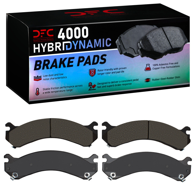 DFC 01-10 GMC Sierra 3500 4WD Rear 4000 Hybridynamic Brake Pads - 4000-0909-00 Photo - out of package