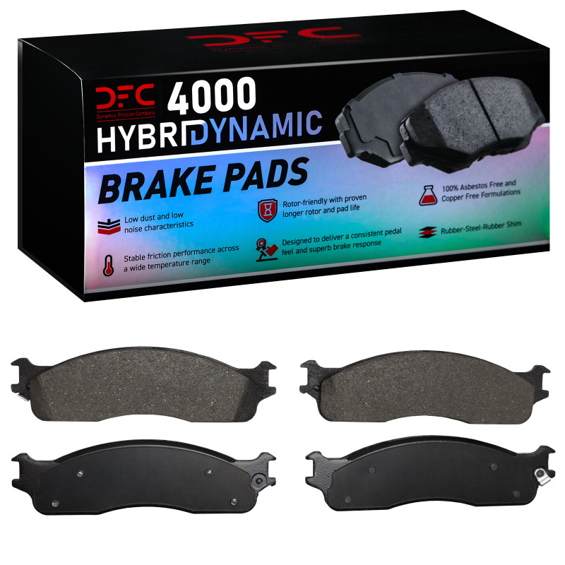 DFC 03-08 Dodge Ram 4000 (Mexico) Front 4000 Hybridynamic Brake Pads - 4000-0965-00 Photo - out of package