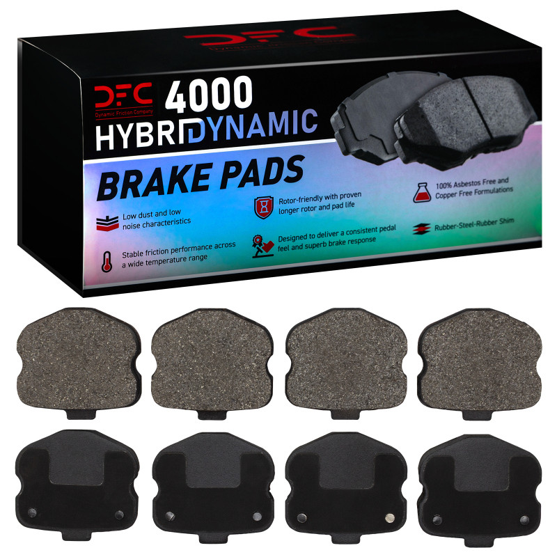 DFC 06-13 Chevrolet Corvette Rear 4000 Hybridynamic Brake Pads - 4000-1185-10 Photo - Primary