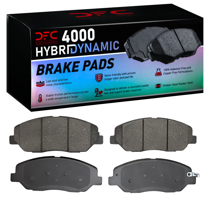 DFC 09-11 Hyundai Genesis Sedan Front 4000 Hybridynamic Brake Pads - 4000-1384-00 Photo - out of package