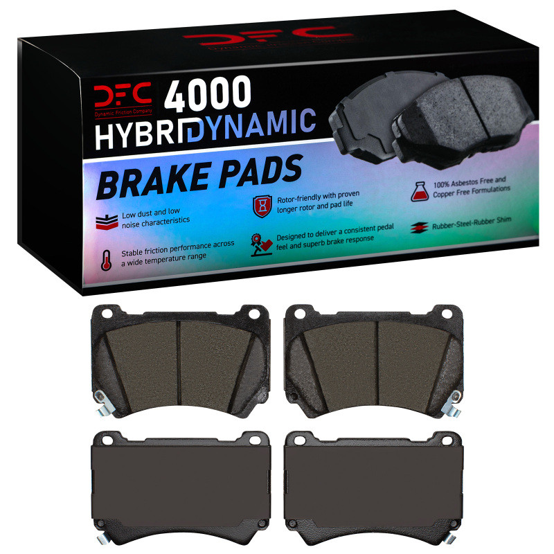 DFC 09-14 Hyundai Genesis Sedan Front 4000 Hybridynamic Brake Pads - 4000-1396-00 Photo - Primary
