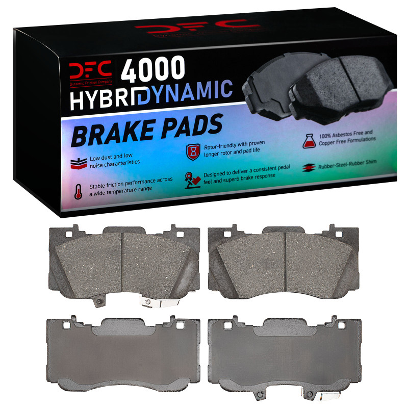 DFC 15-23 Ford Mustang Front 4000 Hybridynamic Brake Pads - 4000-1784-00 Photo - Primary