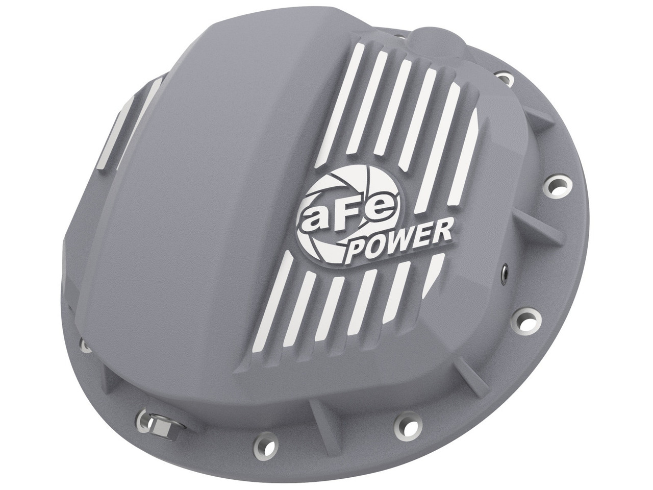 aFe Power Street Series Rear Differntial Cover - Raw w. Machined Fins - 19-24 Silverado & Sierra 1500