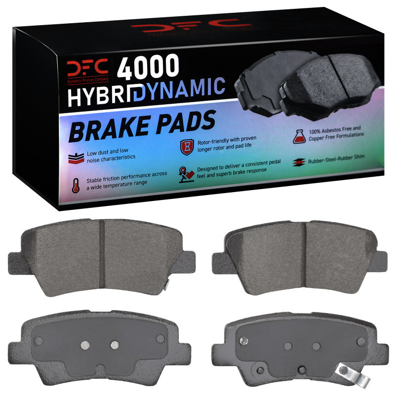 DFC 12-25 Kia Soul EV Rear 4000 Hybridynamic Brake Pads - 4000-1813-00 Photo - Primary