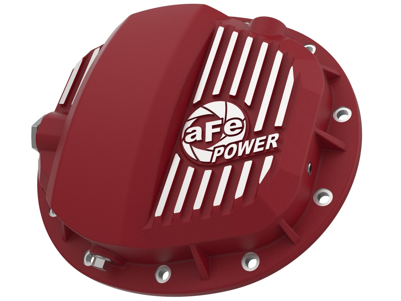 aFe Power Pro Series Rear Differntial Cover - Red w. Machined Fins - 19-24 Silverado & Sierra 1500