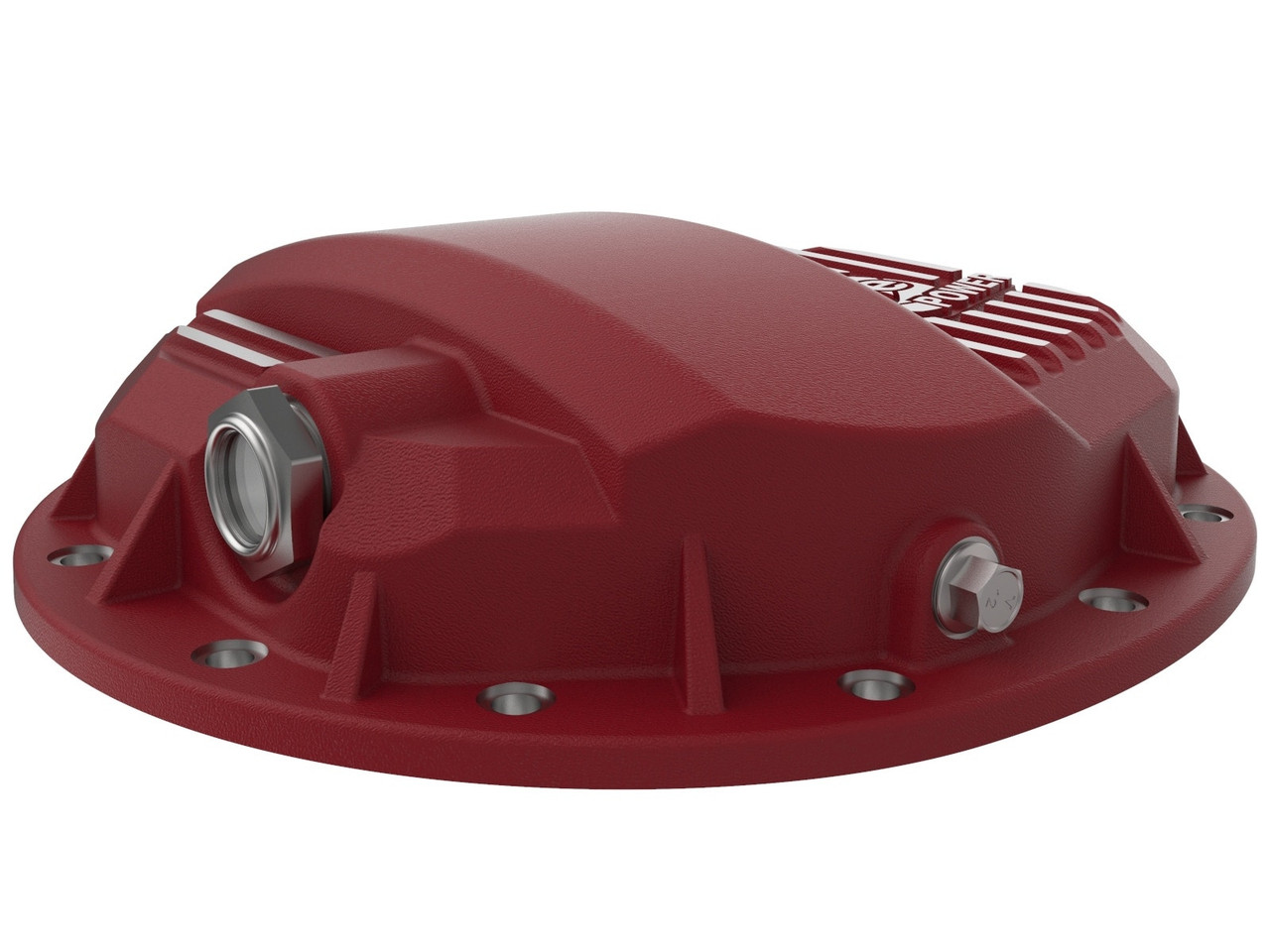 aFe Power Pro Series Rear Differntial Cover - Red w. Machined Fins - 19-24 Silverado & Sierra 1500