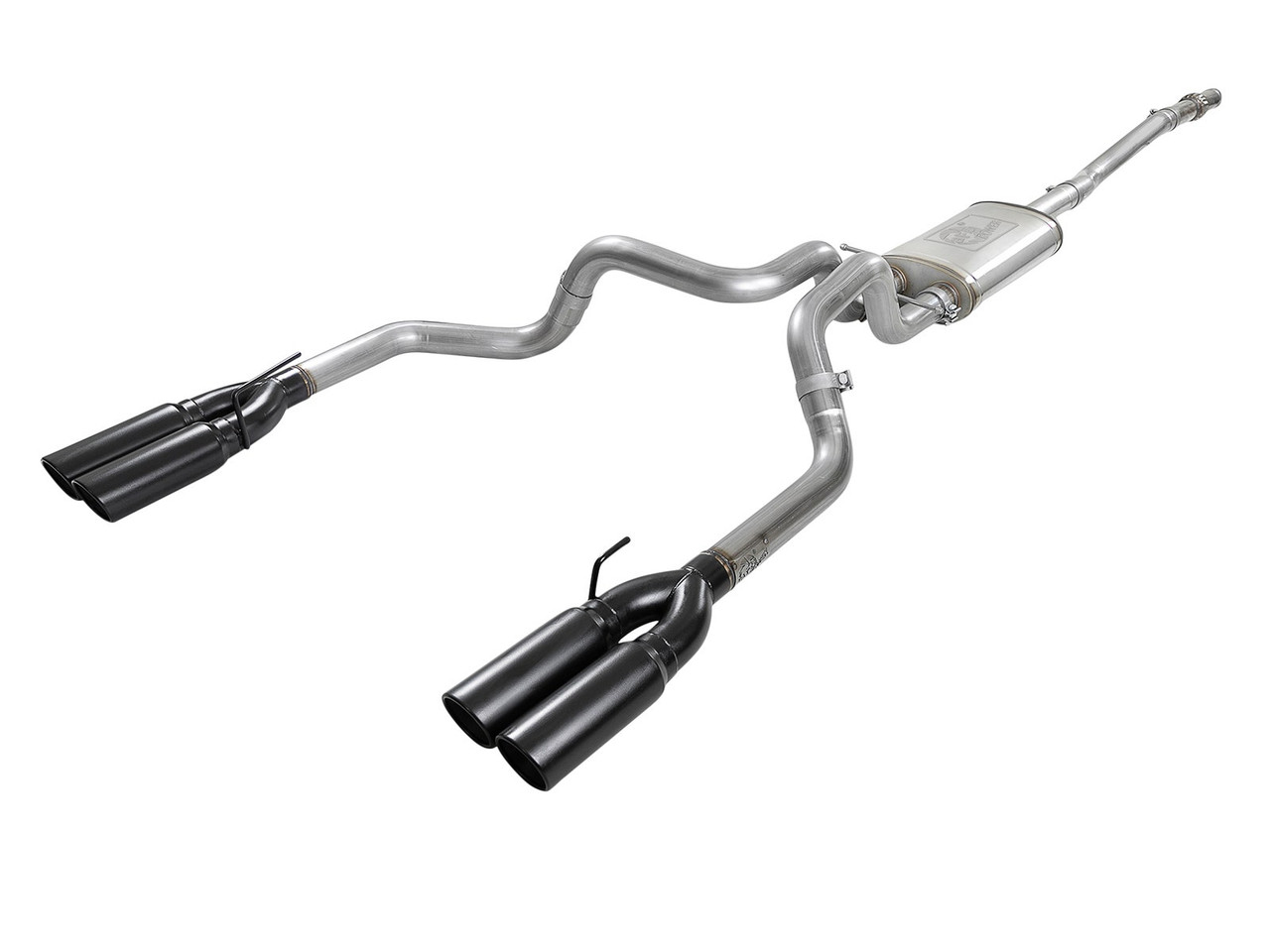 aFe Power Vulcan Catback Exhaust System - Black Tips - 19-24 Silverado & Sierra 5.3L