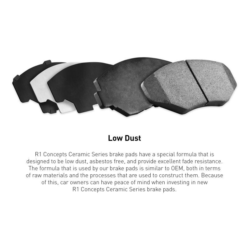 R1 98-03 Kia Sephia Rear Ceramic Brake Pads - 2310-0775-00 Product Brochure - a specific brochure describing a Product