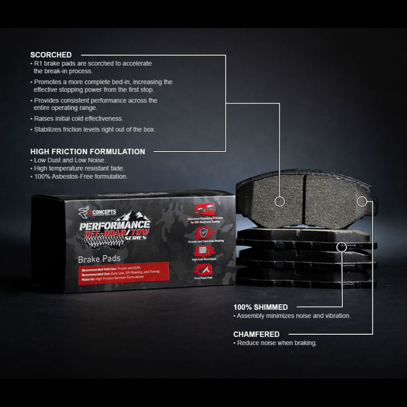 R1 95-08 Toyota 4Runner Front Off-Road/Tow Brake Pads - 2400-0436-00 Product Brochure - a specific brochure describing a Product