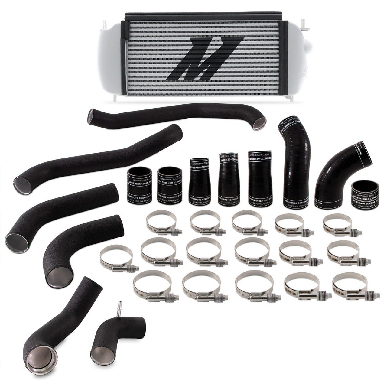 Mishimoto Performance Intercooler Kit - Silver Intercooler / Black Pipes - 17-20 Raptor / 21-24 Raptor