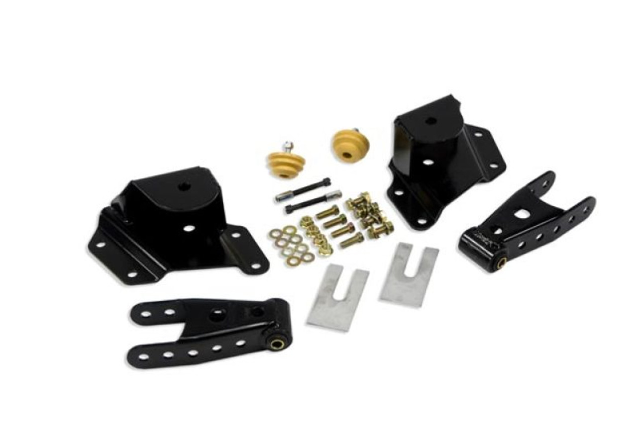 Belltech SHACKLE AND HANGER KIT 99-06 GM/GMC 1500 STD CAB 4inch - 6512