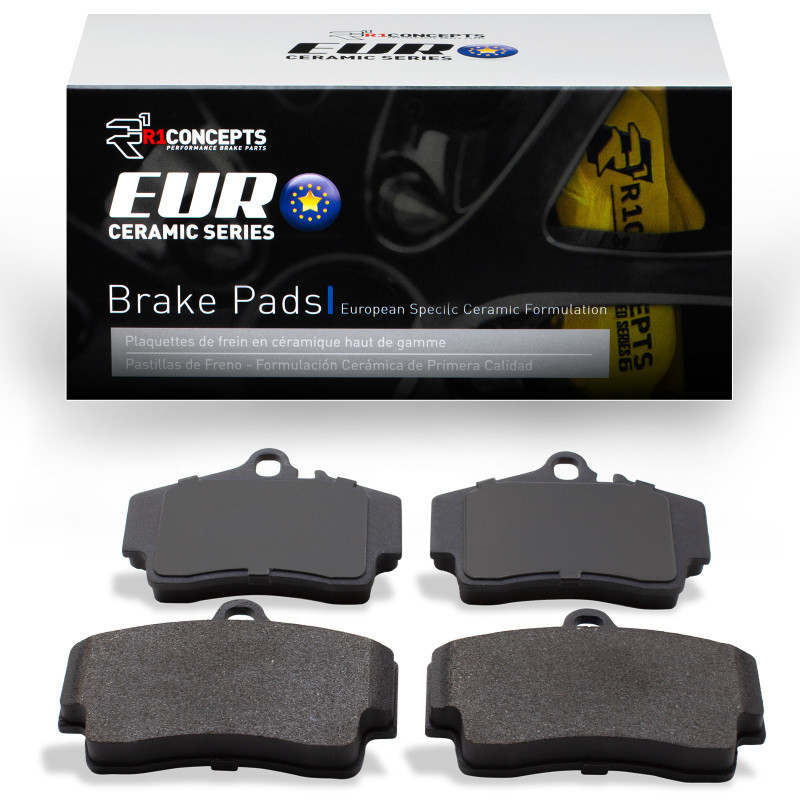 R1 97-12 Porsche Cayman Rear Euro Ceramic Brake Pads - 2600-0738-00 Photo - Primary