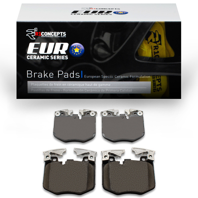 R1 16-26 Toyota GR Supra Front Euro Ceramic Brake Pads - 2600-1867-00 Photo - Primary