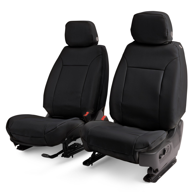Covercraft 2025 Ford Explorer Leatherette Precision Fit Custom 2nd Row Seat Covers - Black - GTF4495LTBK Photo - out of package