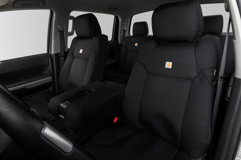 Covercraft 24-25 Jeep Wrangler Buckets Carhartt Super Dux Precision Fit Custom Front Row Seat Cover - GTJ4551ABCOBK Photo - out of package