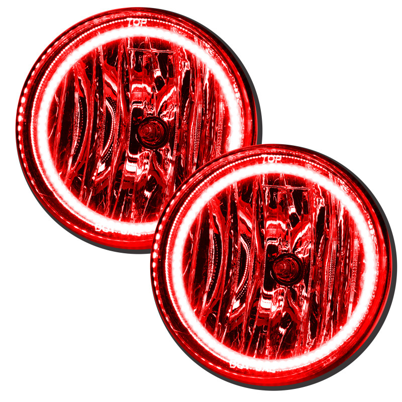 Oracle 08-13 GMC Sierra LED Fog Light Halo Kit - Red - 1164-003 User 1