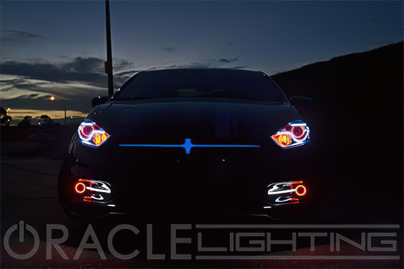 Oracle 13-16 Dodge Dart Surface Mount LED Projector Fog Light Halo Kit - Blue - 1229-002 Photo - lifestyle view
