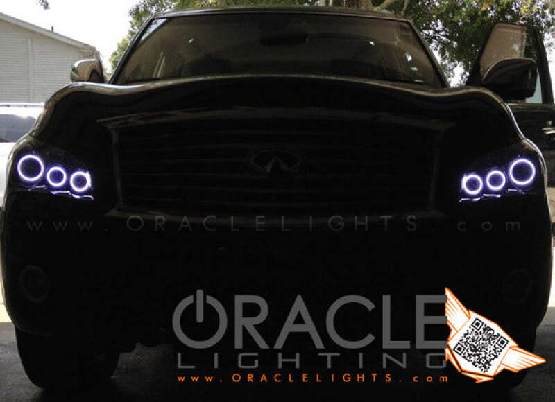 Oracle 11-13 Infiniti QX56 LED Headlight Halo Kit - Red - 2350-003 Photo - lifestyle view