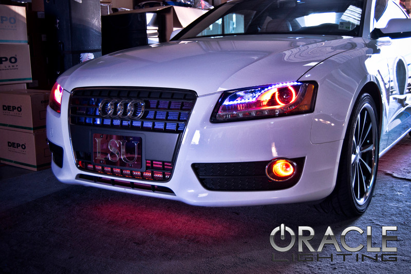 Oracle 07-13 Audi A5 LED Headlight Halo Kit - Red - 2351-003 Photo - lifestyle view