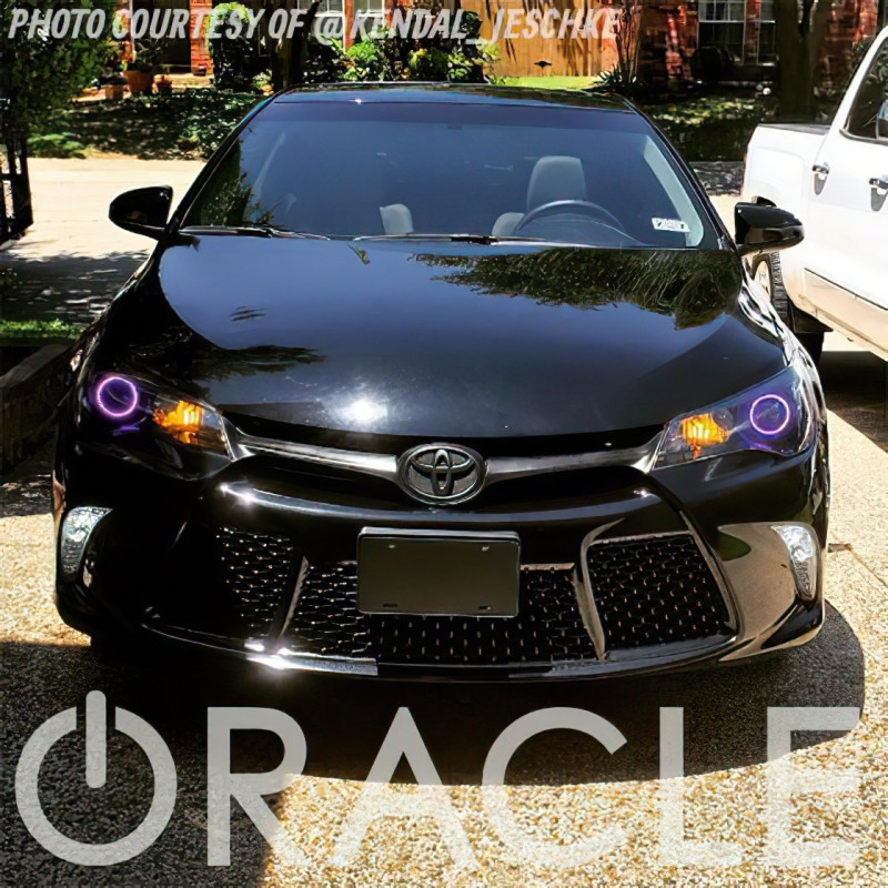 Oracle 12-15 Toyota Camry LED Headlight Halo Kit - Blue - 2449-002 Photo - lifestyle view