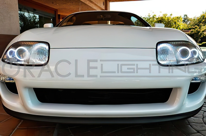 Oracle 93-98 Toyota Supra LED Headlight Halo Kit - Red - 2517-003 Photo - lifestyle view