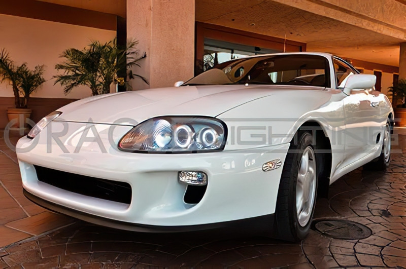 Oracle 93-98 Toyota Supra LED Headlight Halo Kit - Red - 2517-003 Photo - lifestyle view