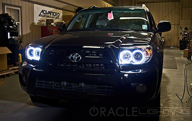 Oracle 06-09 Toyota 4Runner LED Headlight Halo Kit - Red - 2555-003 Photo - lifestyle view