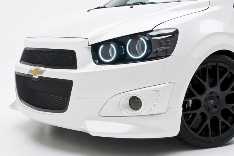 Oracle 12-16 Chevrolet Sonic LED Headlight Halo Kit - Blue - 2640-002 Photo - lifestyle view