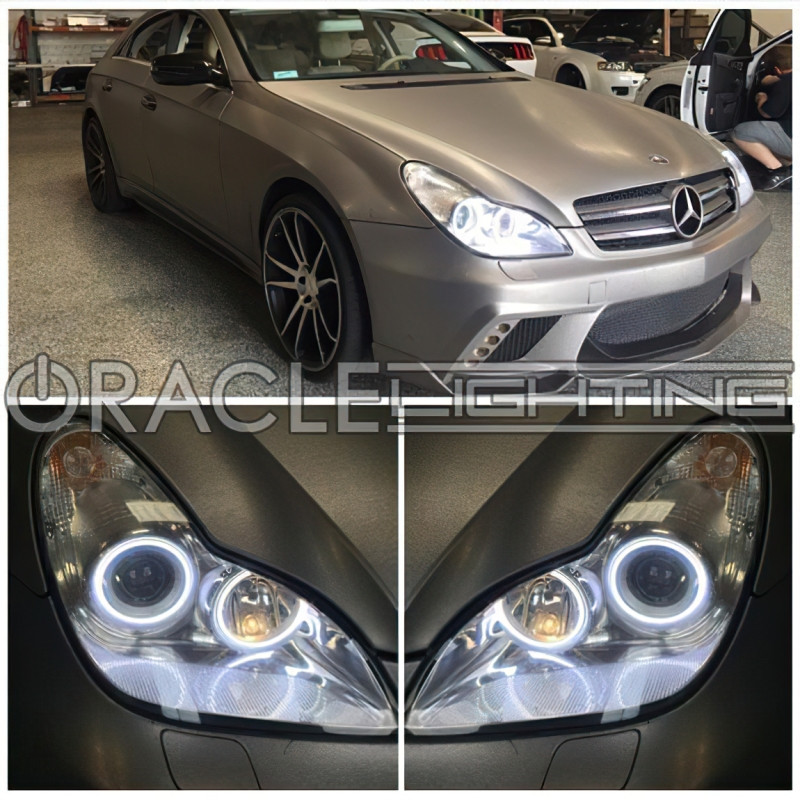 Oracle 04-10 Mercedes Benz CLS LED Headlight Halo Kit - Blue - 2670-002 Photo - lifestyle view