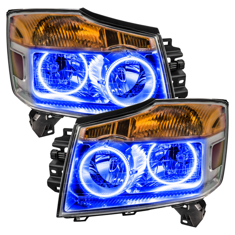 Oracle 04-07 Nissan Titan LED Headlight Halo Kit - Blue - 2674-002 User 1