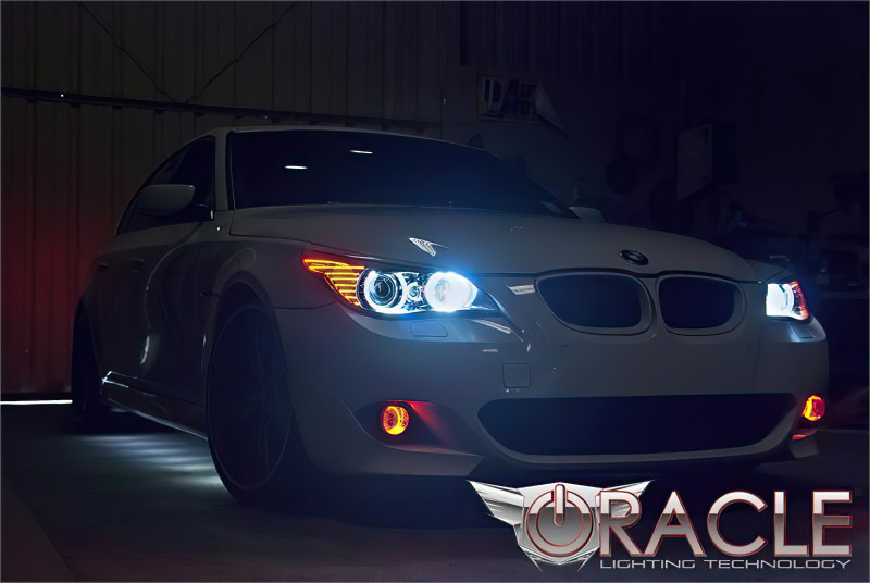 Oracle 03-10 BMW 5 Series LED Headlight Halo Kit - Blue - 2969-002 Photo - lifestyle view