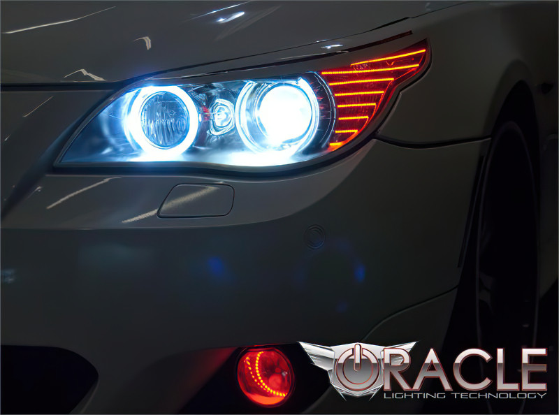 Oracle 03-10 BMW 5 Series LED Headlight Halo Kit - Red - 2969-003 Photo - lifestyle view