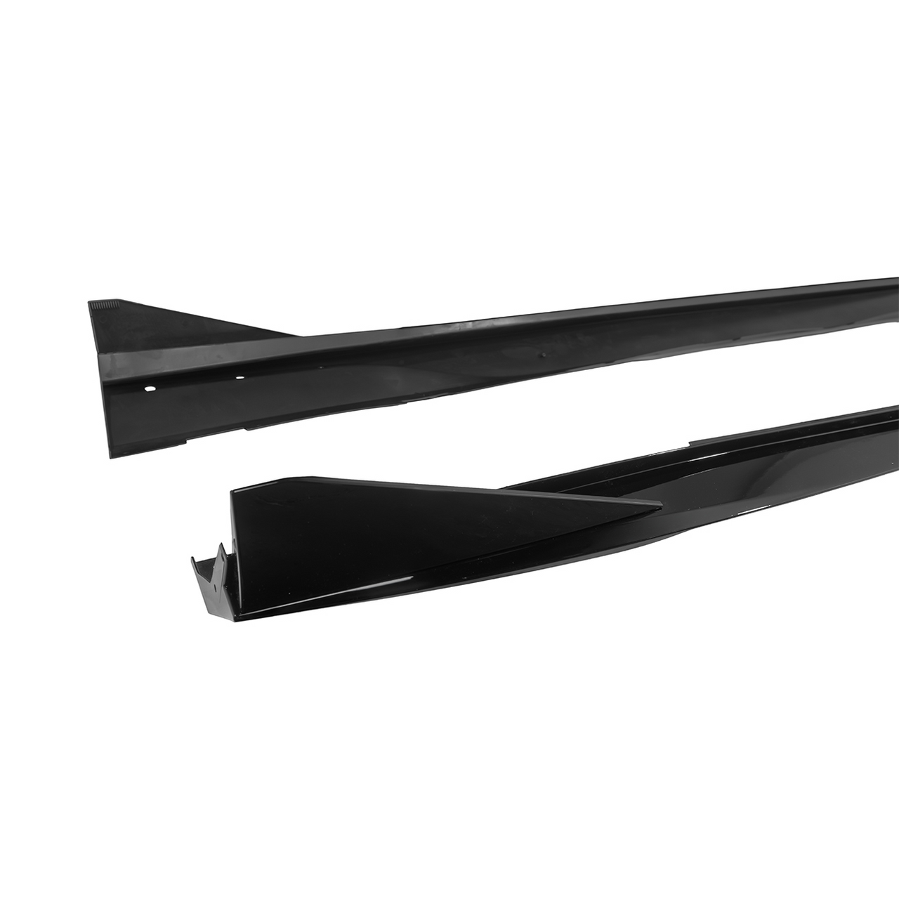 EOS Track Style Side Skirts - Gloss Black - 10-15 Camaro SS (SS-667-V2-ABS)