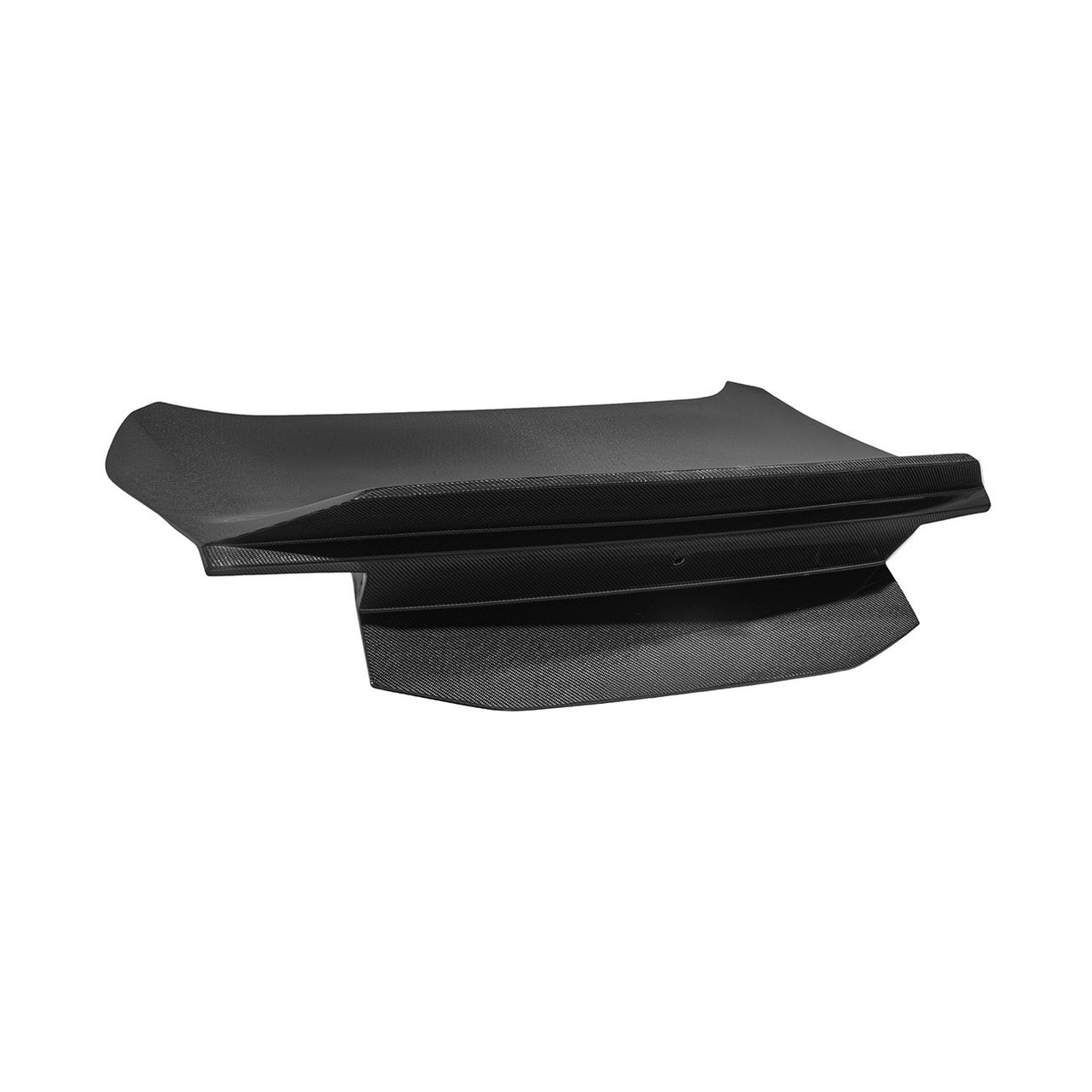 EOS Carbon Fiber Trunk w. Integrated Spoiler - 2024+ Ford Mustang (TRUNK-1465-BKCF)
