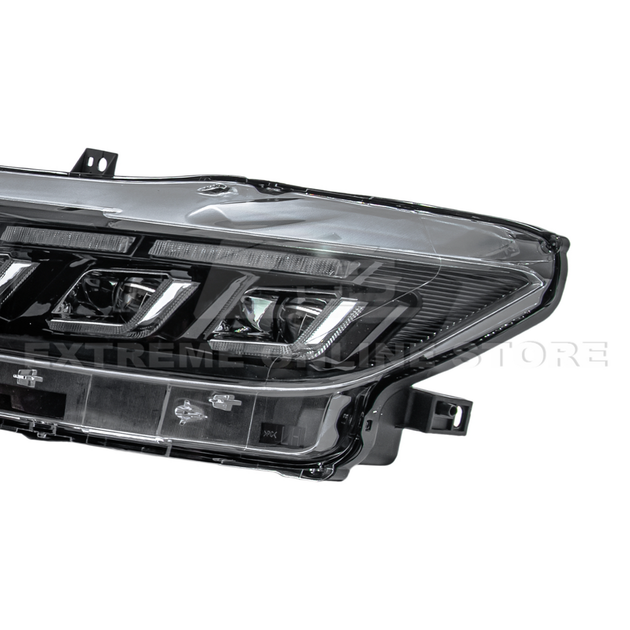 EOS S650 Style LED DRL Style Headlights - 2015-2017 Ford Mustang (LIGHT-1444-CL)