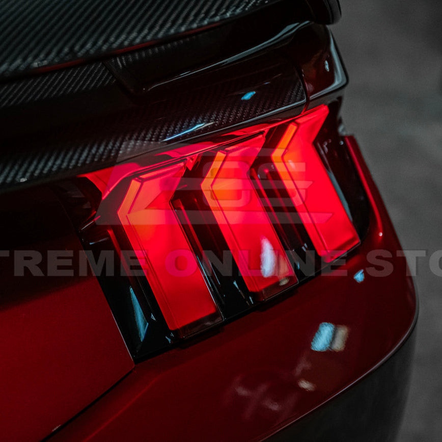 EOS S650 Euro Sequential LED Tailights - Red - 2024+ Ford Mustang (TL-1224-RD)