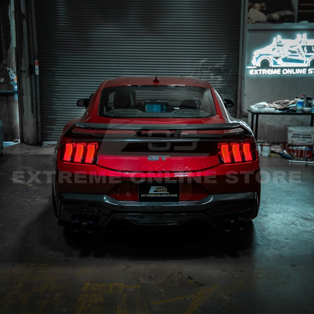 EOS S650 Euro Sequential LED Tailights - Red - 2024+ Ford Mustang (TL-1224-RD)