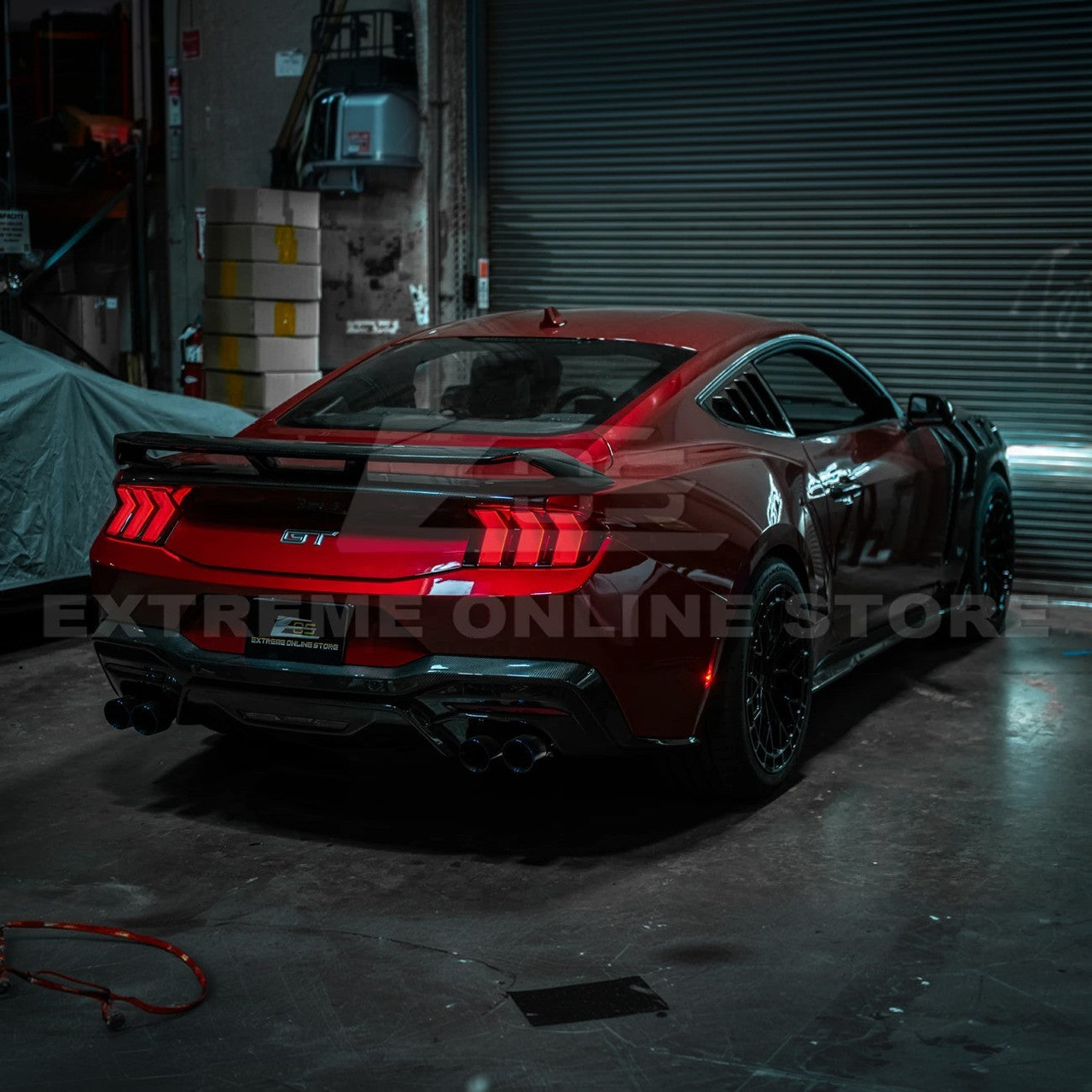 EOS S650 Euro Sequential LED Tailights - Red - 2024+ Ford Mustang (TL-1224-RD)