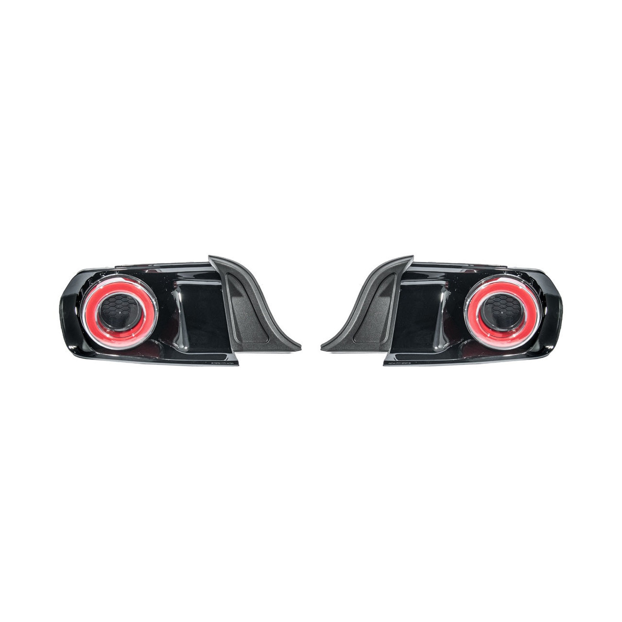 EOS Ferrari Style LED Tailights - Clear - 2015-2023 Ford Mustang (TL-1467-CL)