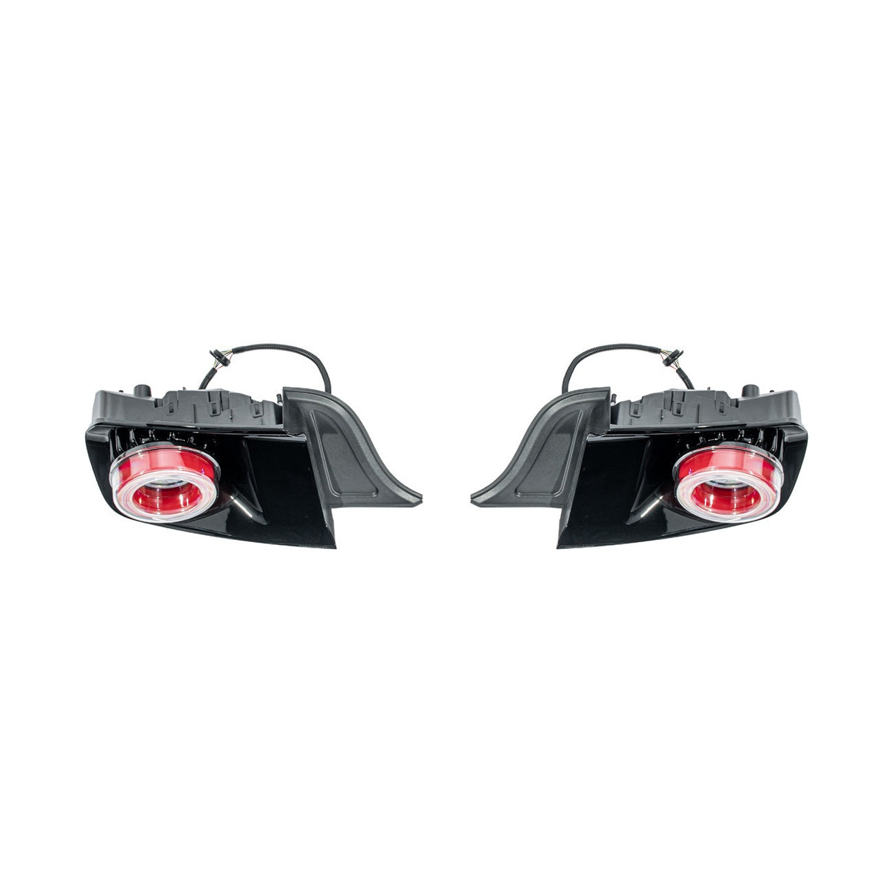 EOS Ferrari Style LED Tailights - Clear - 2015-2023 Ford Mustang (TL-1467-CL)