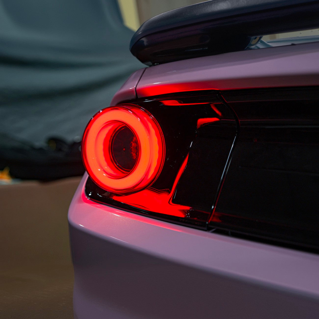 EOS Ferrari Style LED Tailights - Clear - 2015-2023 Ford Mustang (TL-1467-CL)