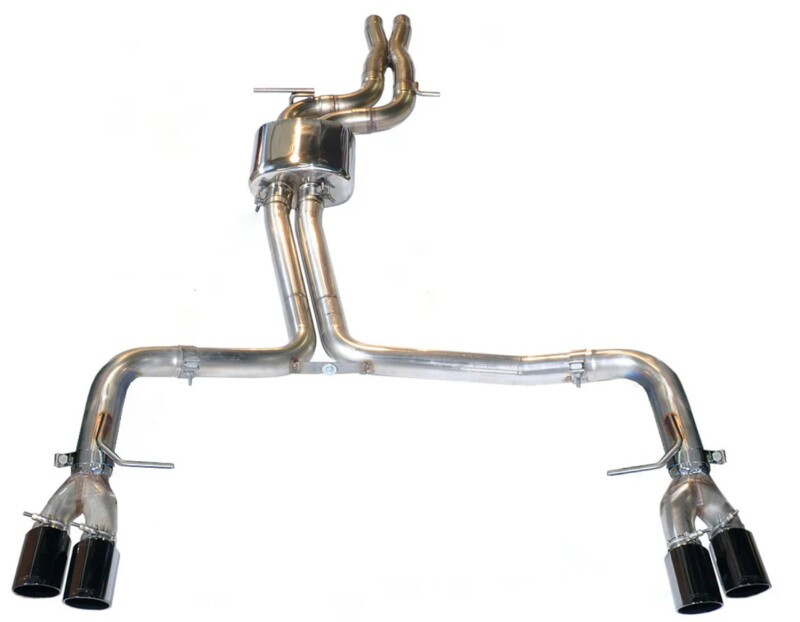 AWE Tuning Audi S5 3.0T Track Edition Exhaust - Chrome Silver Tips (90mm) - 3010-42048 Photo - Primary